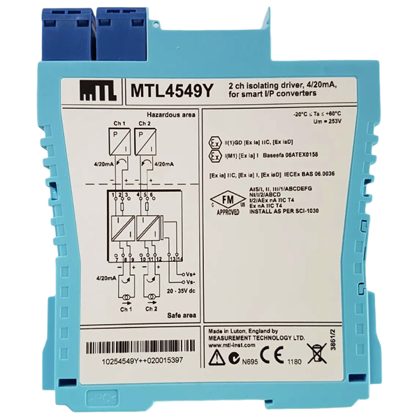 MTL4549Y New MTL Smart Isolating Driver